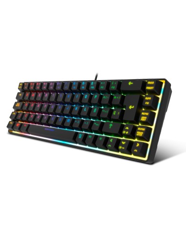 Krom Kalista teclado Juego USB Negro