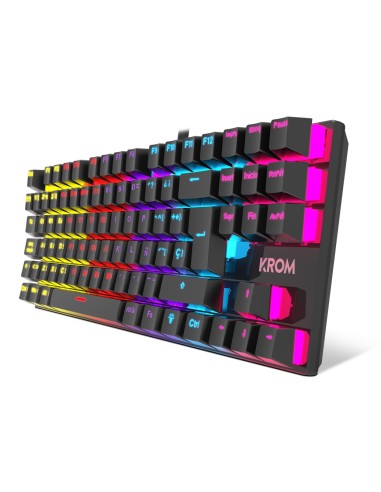 Krom Kasic TKL teclado Juego USB Negro