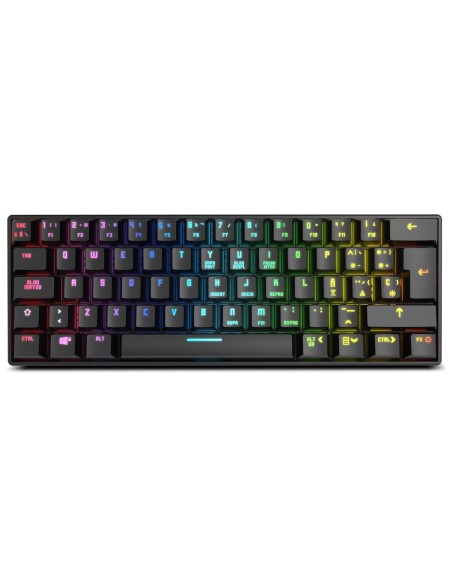 Krom Kluster teclado Juego USB + Bluetooth Negro