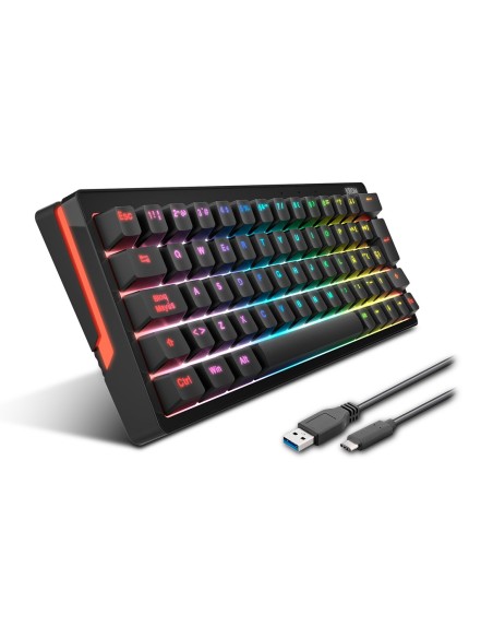 Krom Kreator teclado Juego USB Negro