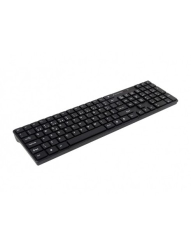 Conceptronic Orazio teclado Ratón incluido Hogar RF inalámbrico QWERTY Portugués Negro