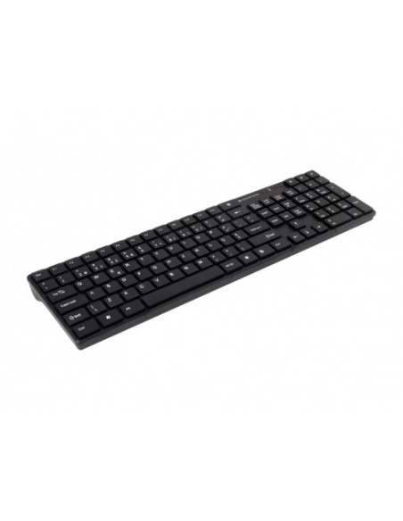 Conceptronic Orazio teclado Ratón incluido Hogar RF inalámbrico QWERTY Portugués Negro