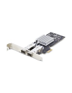 StarTech.com Tarjeta PCIe 2.1x1 de Red de Fibra Óptica Cobre Ethernet 1Gb SFP de 2 Puertos - Chipset Controlador Intel I350-AM2