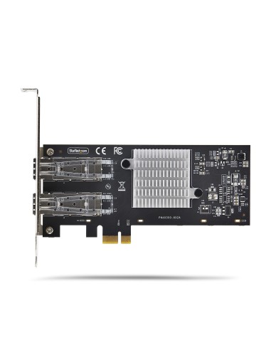 StarTech.com Tarjeta PCIe 2.1x1 de Red de Fibra Óptica Cobre Ethernet 1Gb SFP de 2 Puertos - Chipset Controlador Intel I350-AM2