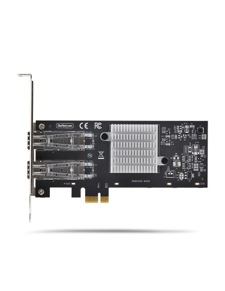StarTech.com Tarjeta PCIe 2.1x1 de Red de Fibra Óptica Cobre Ethernet 1Gb SFP de 2 Puertos - Chipset Controlador Intel I350-AM2