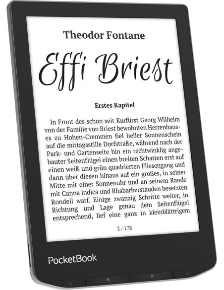 PocketBook Verse lectore de e-book 8 GB Wifi Negro, Plata
