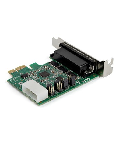 StarTech.com Tarjeta Adaptadora Serie PCI Express RS232 de 4 Puertos - Tarjeta Controladora Serie PCIe RS232 - PCIe a Serie DB9