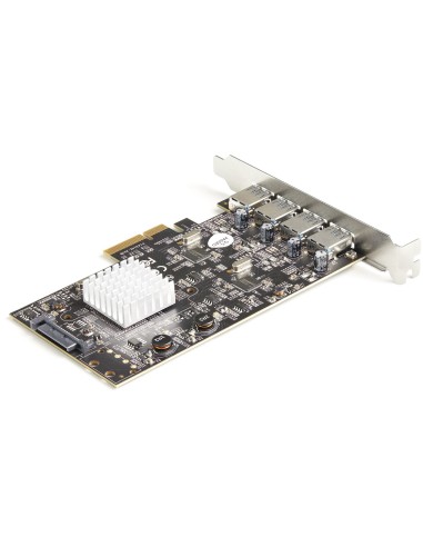 StarTech.com Tarjeta PCIe de 4 Puertos USB-A - Tarjeta PCI Express de Expansión USB Tipo A 3.2 Gen 2 de 10Gb con 2