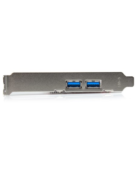 StarTech.com Adaptador tarjeta PCI Express de 2 puertos externos 2 internos USB 3.0 con alimentación SATA