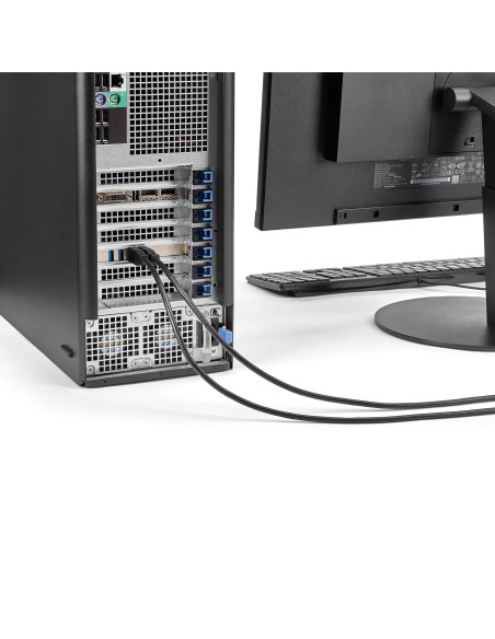 StarTech.com Adaptador Tarjeta PCI Express PCI-E 4 Puertos USB 3.0 UASP 2 Canales de 5Gbps con Alimentación Molex SATA