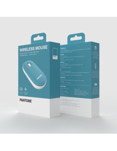 Pantone PT-MS001G1 ratón Oficina mano derecha 1200 DPI 2