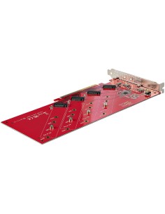 StarTech.com QUAD-M2-PCIE-CARD-B tarjeta y adaptador de interfaz Interno M.2 2