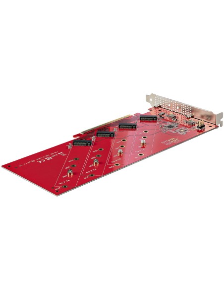 StarTech.com QUAD-M2-PCIE-CARD-B tarjeta y adaptador de interfaz Interno M.2