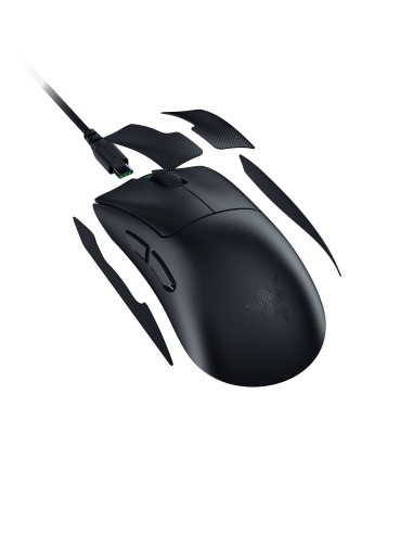 Razer DeathAdder V4 Pro ratón Juego mano derecha RF Wireless + USB Type-A Óptico 45000 DPI