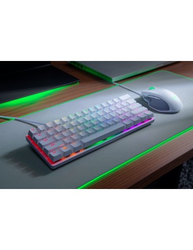 Razer Huntsman Mini teclado Juego USB QWERTY Internacional de EE.UU. Blanco