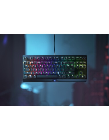 Razer Blackwidow V3 Tenkeyless - Yellow Switch - ES teclado Juego USB Español Negro