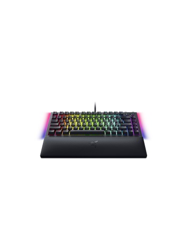 Razer BlackWidow V4 75% teclado Juego USB QWERTY Inglés de EE. UU. Negro
