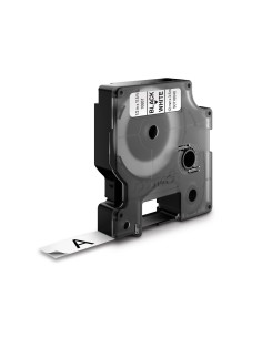 DYMO D1 - Etiquetas Durable - Negro sobre blanco - 12mm x 5.5m