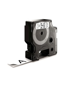 DYMO D1 - Etiquetas Durable - Negro sobre blanco - 19mm x 5.5m