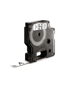 DYMO D1 - Etiquetas estándar - Negro sobre blanco - 12mm x 7m
