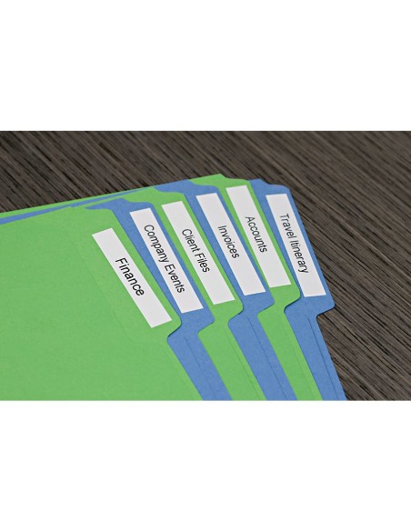 DYMO D1 - Etiquetas estándar - Negro sobre blanco - 6mm x 7m