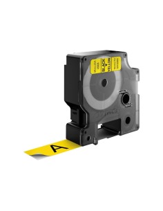DYMO D1 - Etiquetas estándar - Negro sobre amarillo - 19mm x 7m