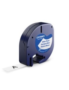 DYMO 12mm LetraTAG Plastic tape cinta para impresora de etiquetas