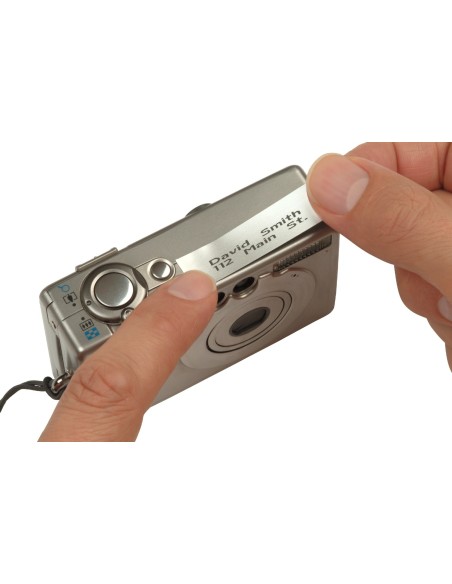 DYMO S0721730 cinta para impresora de etiquetas Negro sobre metálico