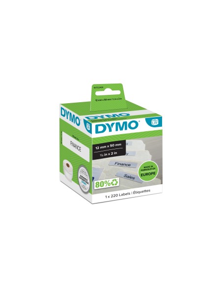DYMO LW - Etiquetas para archivadores suspendidos - 12 x 50 mm - S0722460