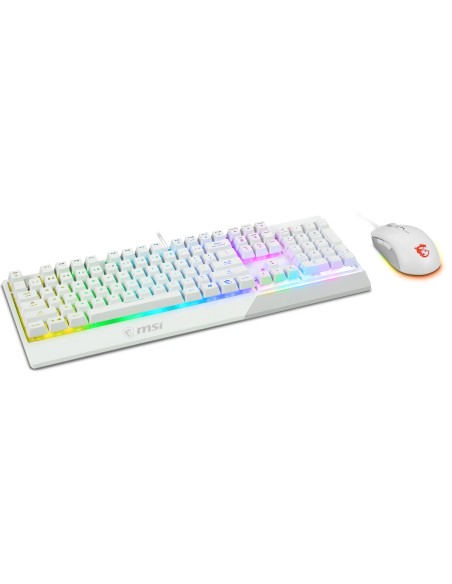 MSI S11-04ES305-CLA teclado Ratón incluido Juego USB QWERTY Italiano Blanco