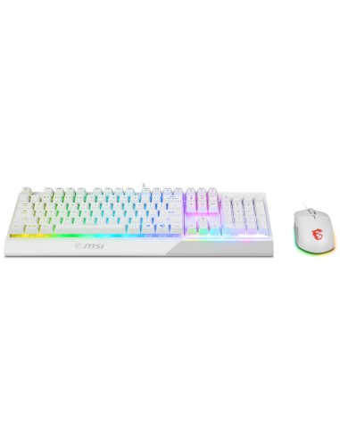 MSI S11-04ES305-CLA teclado Ratón incluido Juego USB QWERTY Italiano Blanco