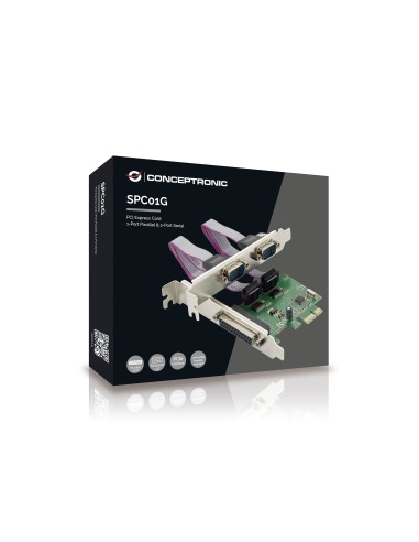 Conceptronic SPC01G tarjeta y adaptador de interfaz Interno Paralelo, RS-232