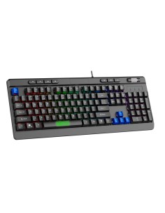 Sparco SPMEMKEYBOARD teclado Juego USB QWERTY Inglés de EE. UU. Negro