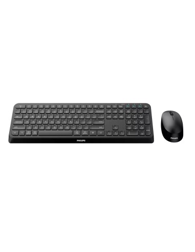 Philips 4000 series SPT6407B 16 teclado Ratón incluido Universal RF Wireless + Bluetooth QWERTY Inglés Negro