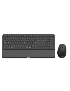 Philips 6000 series SPT6607B 16 teclado Ratón incluido Universal RF Wireless + Bluetooth Negro
