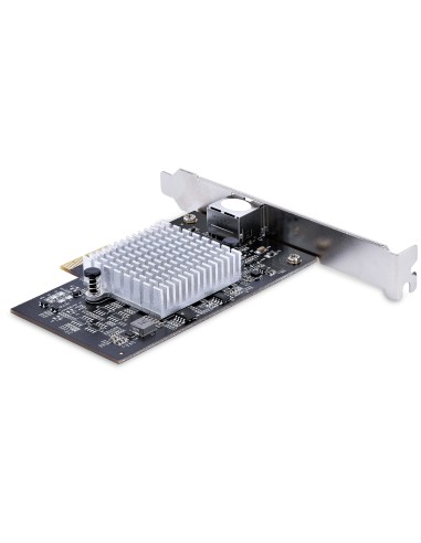 StarTech.com Tarjeta PCIe Adaptadora de Red de 1 Puerto RJ45 10Gb para PC o Servidor, Tarjeta PCI Express Ethernet de 6