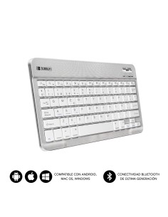 SUBBLIM Teclado Bluetooth Smart BT Keyboard Silver