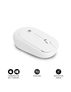 SUBBLIM Ratón Business Plus Silencioso inalámbrico 2.4G 1200 DPI Blanco 2