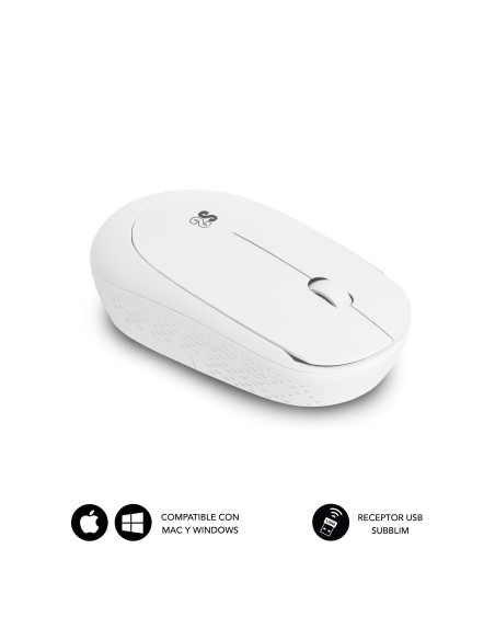 SUBBLIM Alfombrilla con Ratón Harmony Pack Mousepad XL + Wireless Mouse Purple