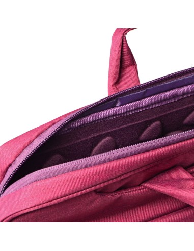 Techair Classic pro 39,6 cm (15.6") Maletín Toploader Rojo