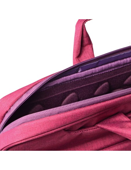 Techair Classic pro 39,6 cm (15.6") Maletín Toploader Rojo