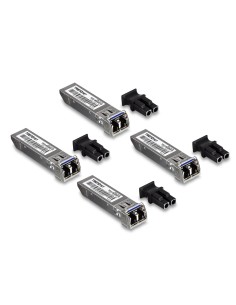 Trendnet TEG-MGBS10 4 red modulo transceptor Fibra óptica 1250 Mbit s SFP 1310 nm