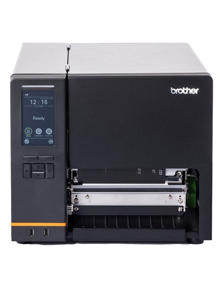 Brother TJ6421TN impresora de etiquetas Térmica directa   transferencia térmica Color 203 x 300 DPI 304,8 mm s Alámbrico