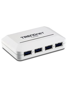 Trendnet TU3-H4 hub de interfaz 5000 Mbit s Blanco