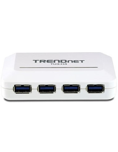 Trendnet TU3-H4 hub de interfaz 5000 Mbit s Blanco