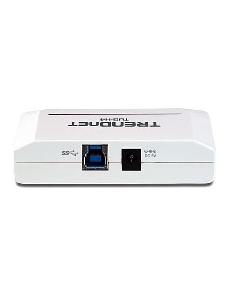 Trendnet TU3-H4 hub de interfaz 5000 Mbit s Blanco