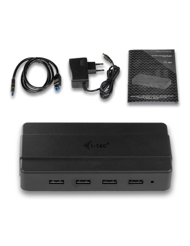 i-tec USB 3.0 Charging HUB 4 Port + Power Adapter