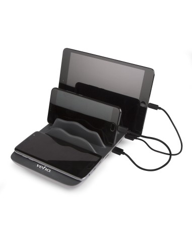 Veho TA-7 Smartphone Negro Corriente alterna Cargador inalámbrico Interior