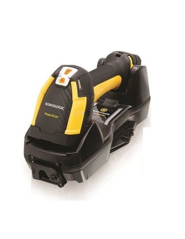 Datalogic PM9600-SR433RBK20 lector de código de barras Lector de códigos de barras portátil 1D 2D Laser Negro, Amarillo