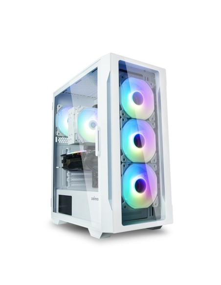Zalman I3 NEO TG WHITE carcasa de ordenador Midi Tower Blanco